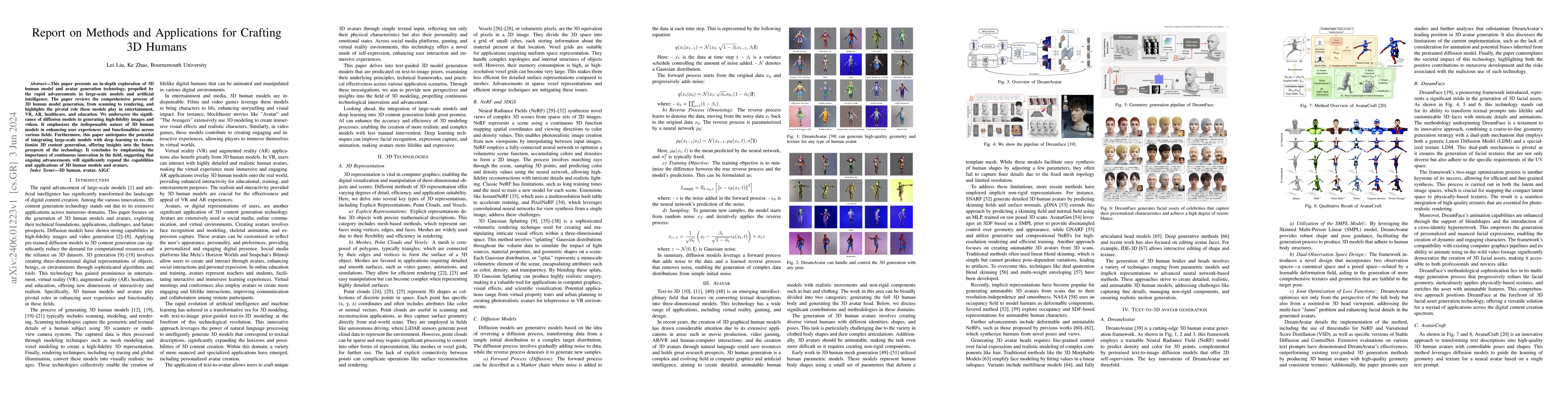 Thumbnail for Report on Methods and Applications for Crafting 3D Humans