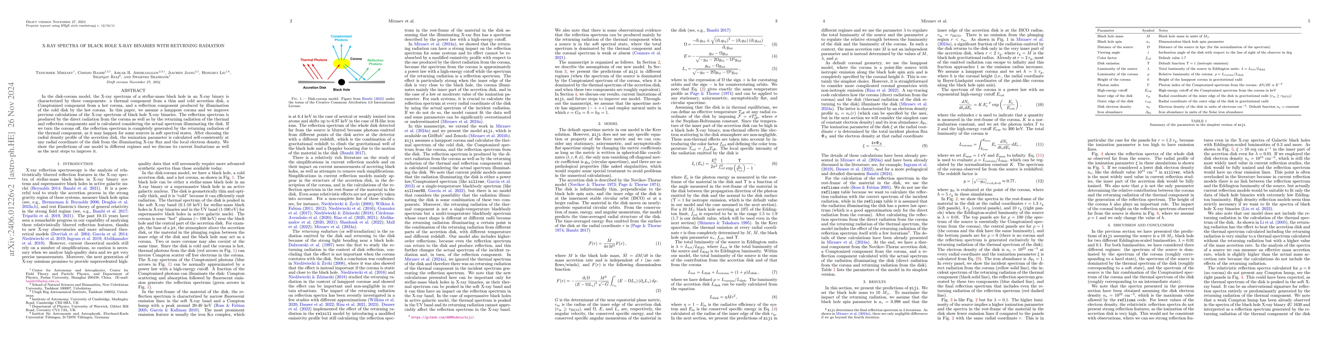 Thumbnail for ZIJI: a model to calculate X-ray spectra of black hole X-ray binaries