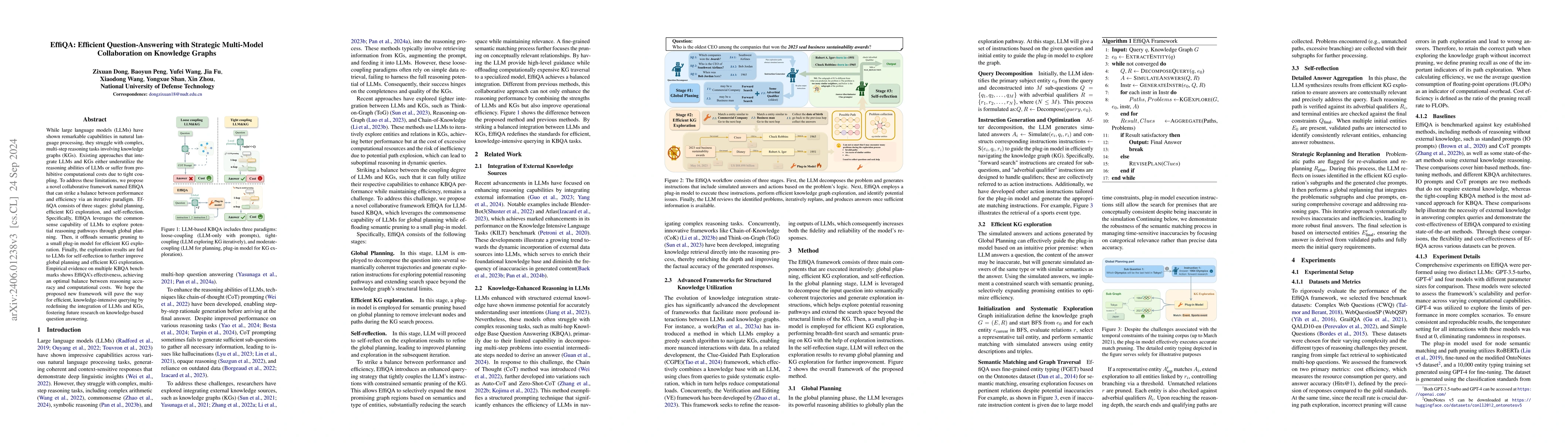 Thumbnail for EffiQA: Efficient Question-Answering with Strategic Multi-Model
  Collaboration on Knowledge Graphs