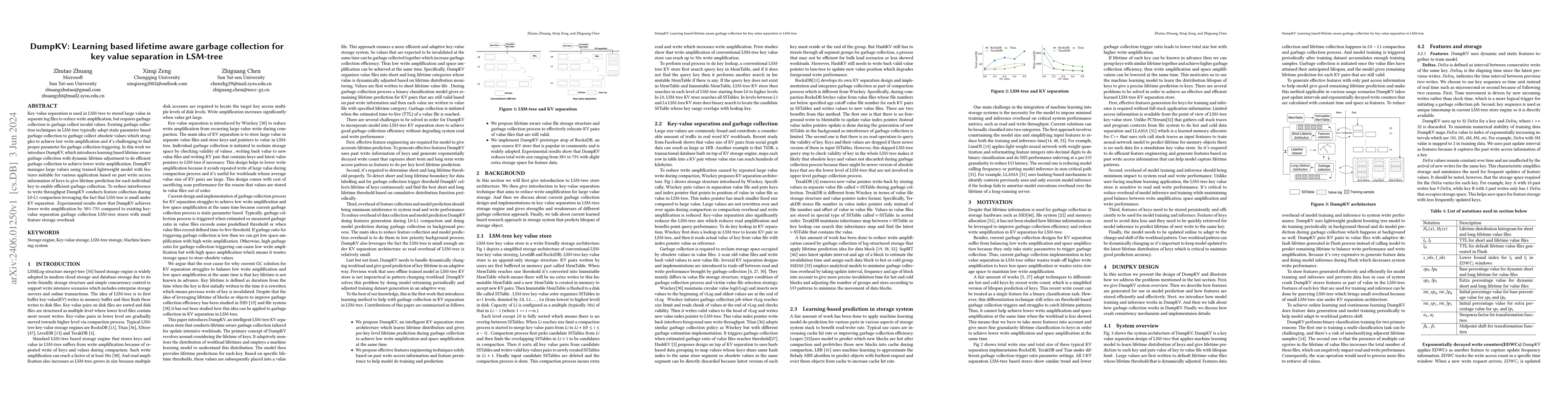 Thumbnail for DumpKV: Learning based lifetime aware garbage collection for key value
  separation in LSM-tree