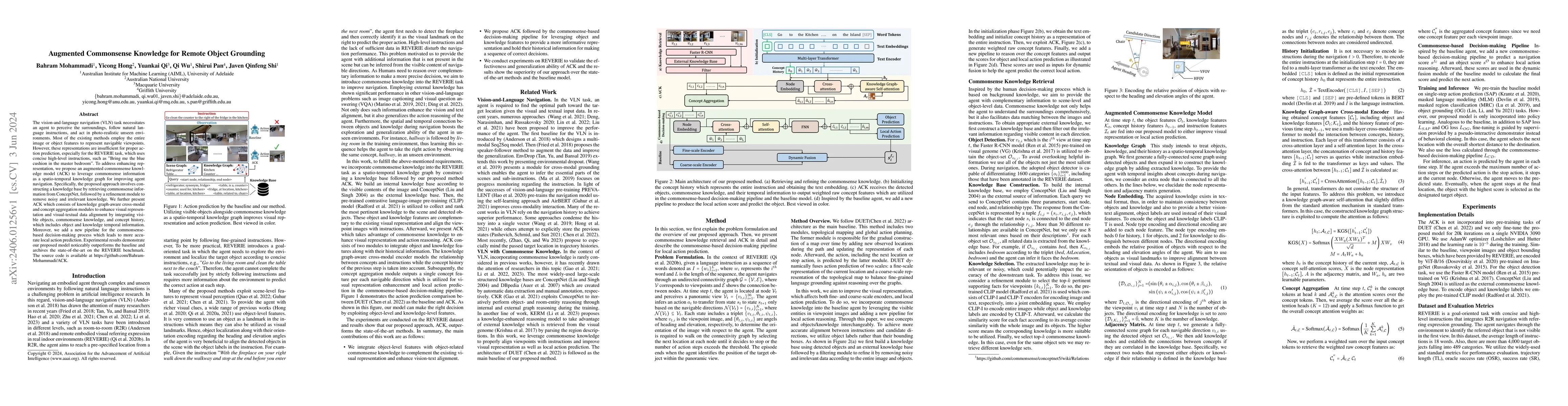 Thumbnail for Augmented Commonsense Knowledge for Remote Object Grounding