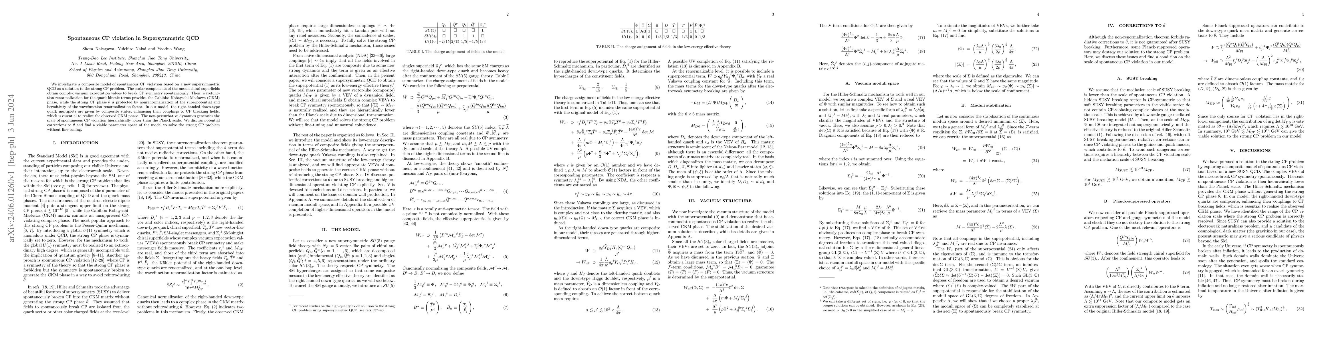 Thumbnail for Spontaneous CP violation in Supersymmetric QCD