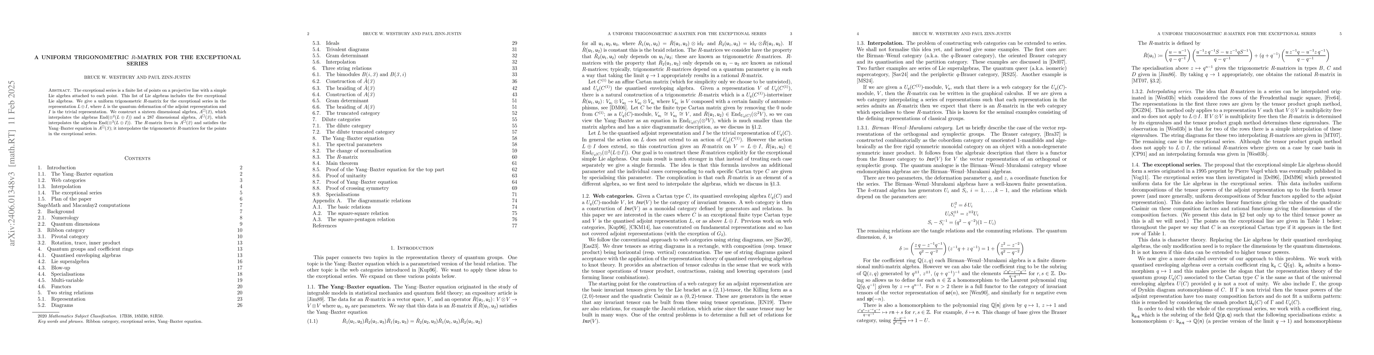 Thumbnail for A uniform trigonometric R-matrix for the exceptional series