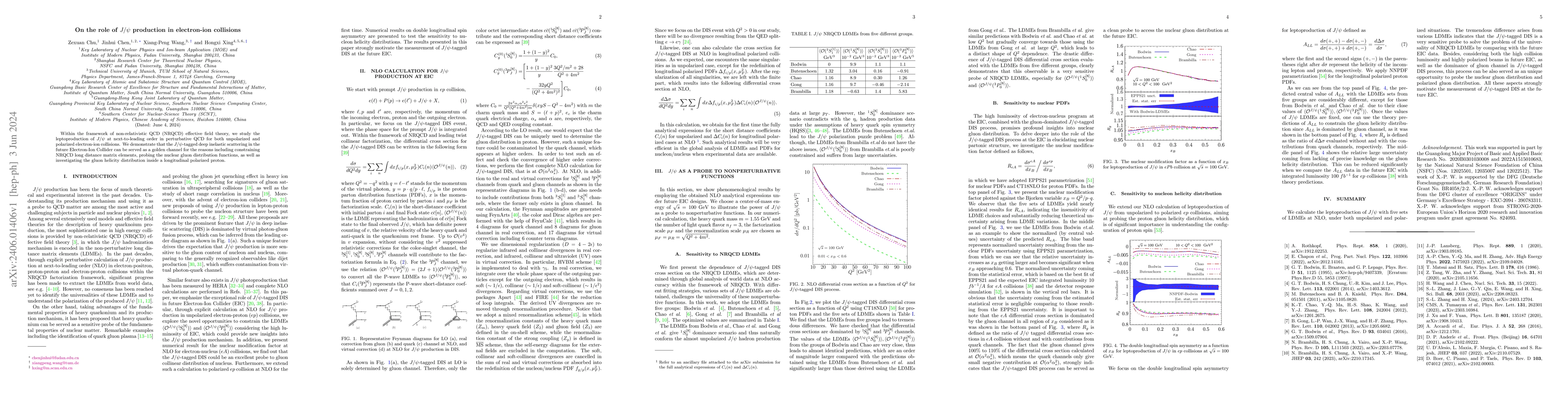 Thumbnail for On the role of $J/{\psi}$ production in electron-ion collisions