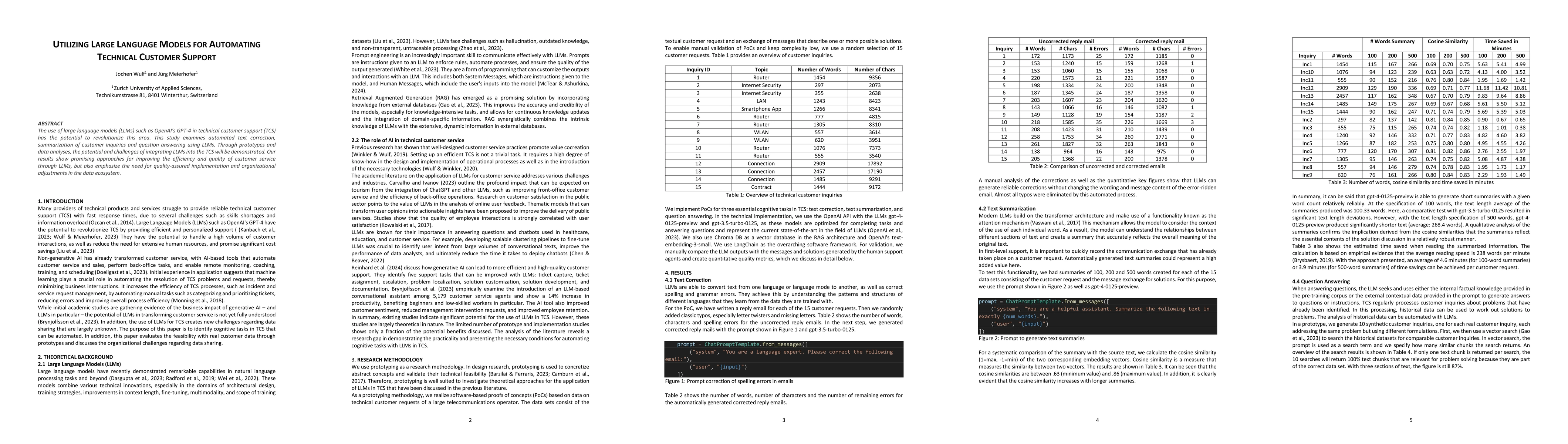 Thumbnail for Utilizing Large Language Models for Automating Technical Customer
  Support