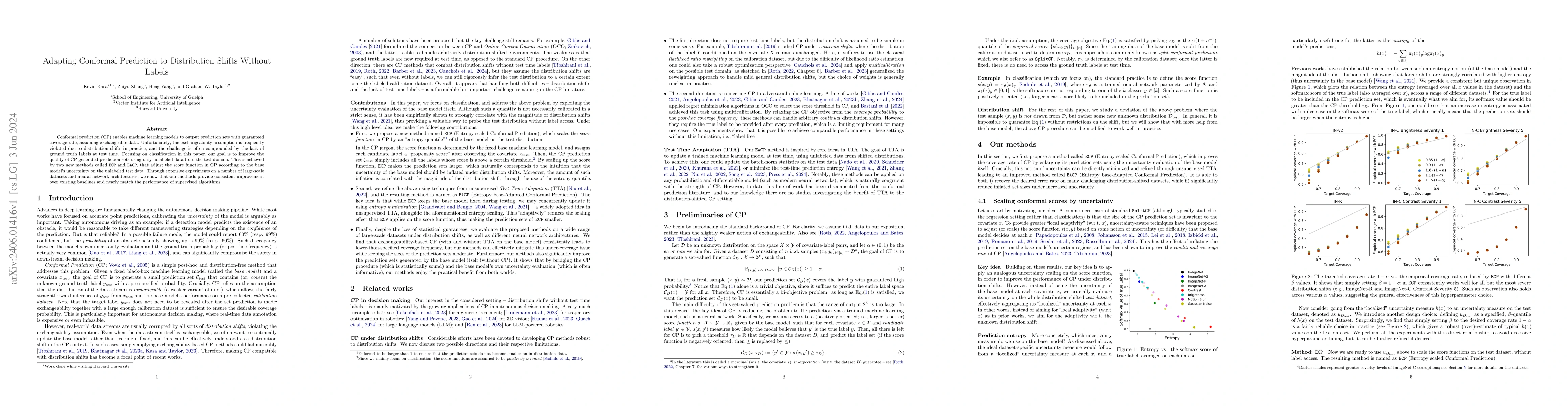 Thumbnail for Adapting Conformal Prediction to Distribution Shifts Without Labels