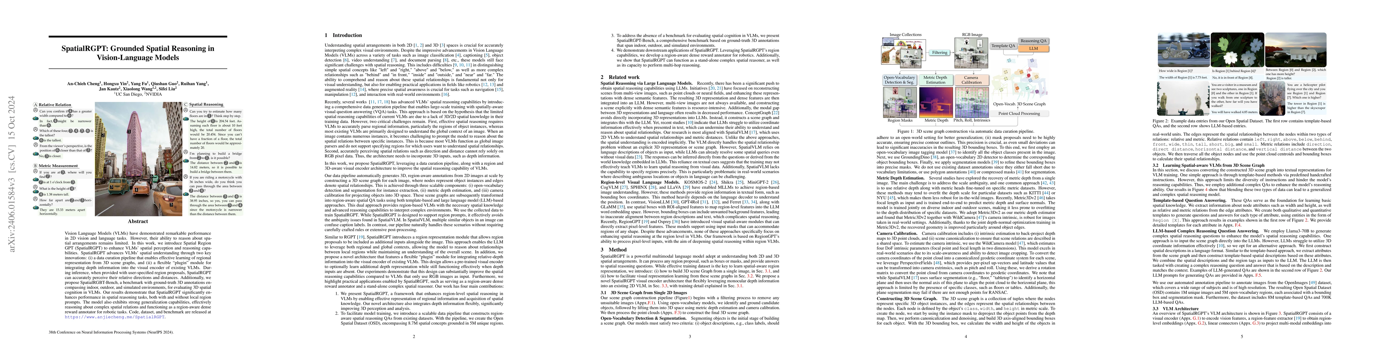 Thumbnail for SpatialRGPT: Grounded Spatial Reasoning in Vision Language Model