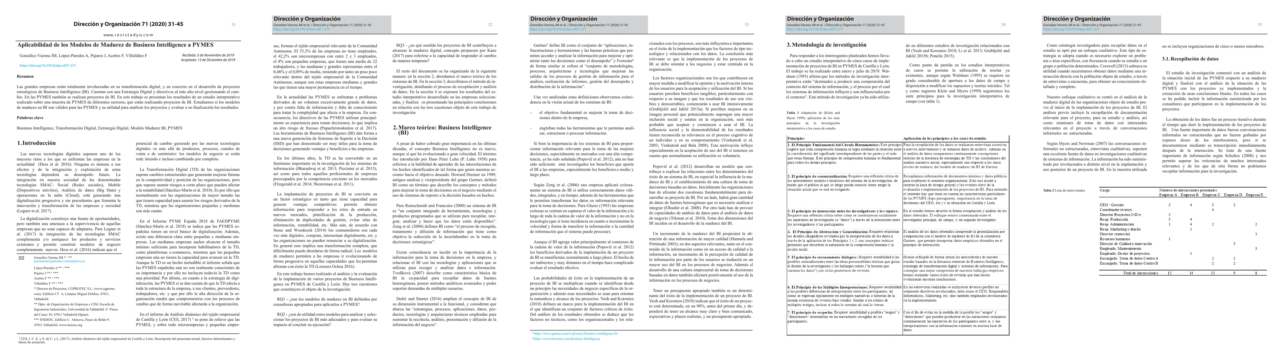 Thumbnail for Applicability of Business Intelligence Maturity Models to SMEs