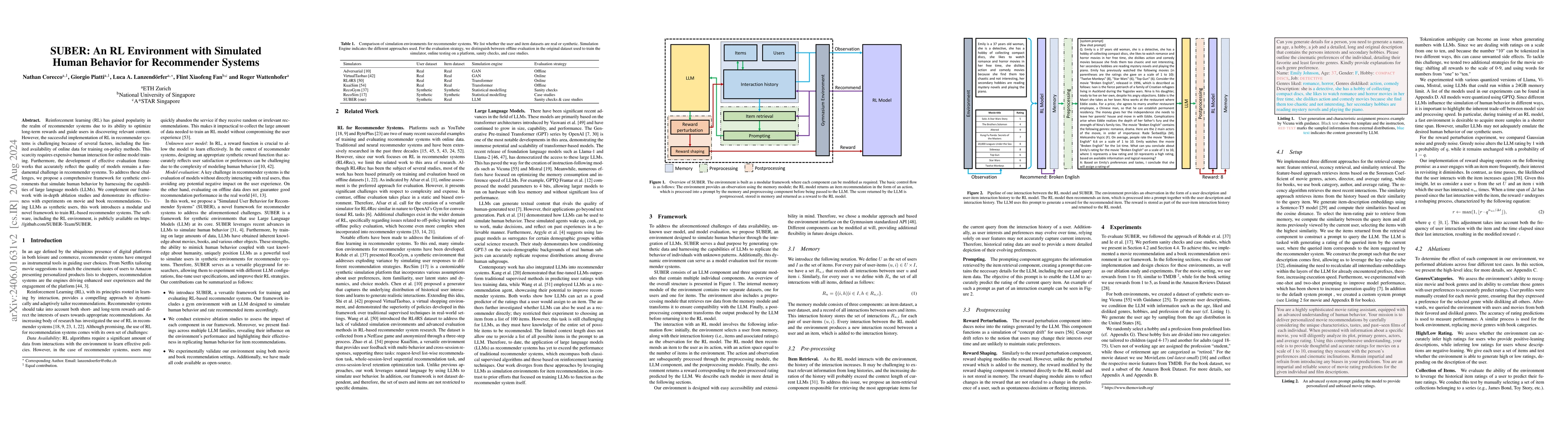 Thumbnail for An LLM-based Recommender System Environment