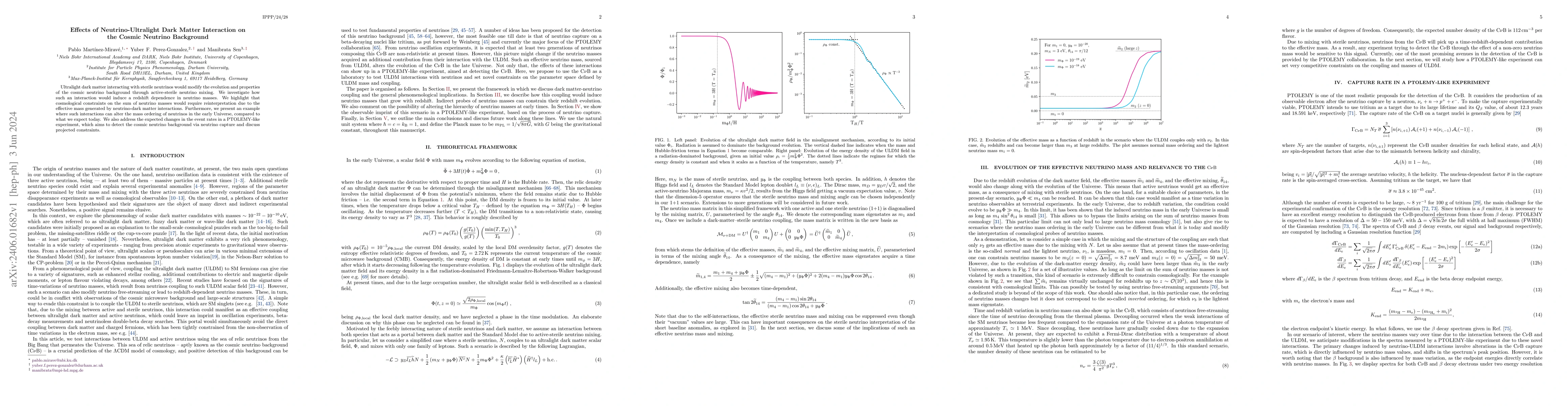 Thumbnail for Effects of Neutrino-Ultralight Dark Matter Interaction on the Cosmic
  Neutrino Background