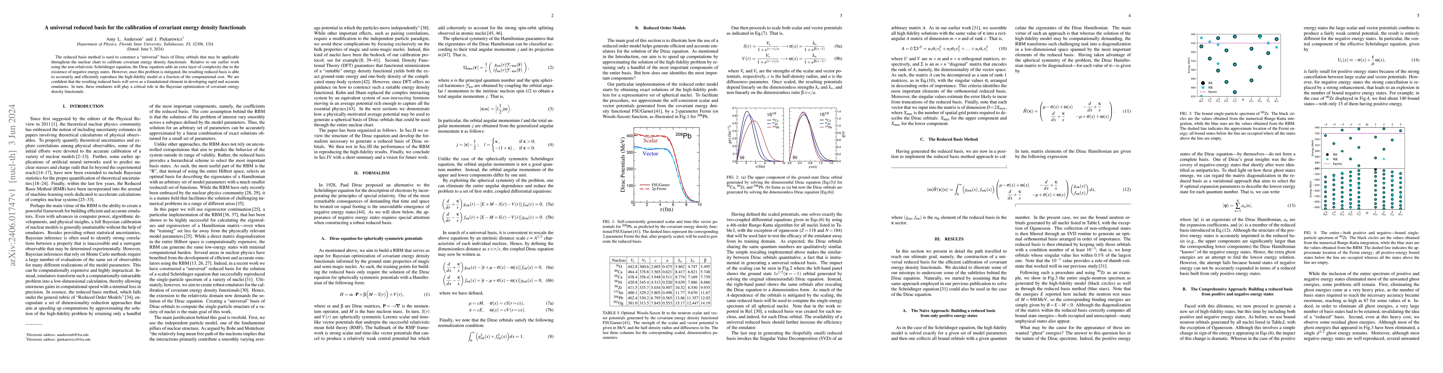Thumbnail for A universal reduced basis for the calibration of covariant energy
  density functionals
