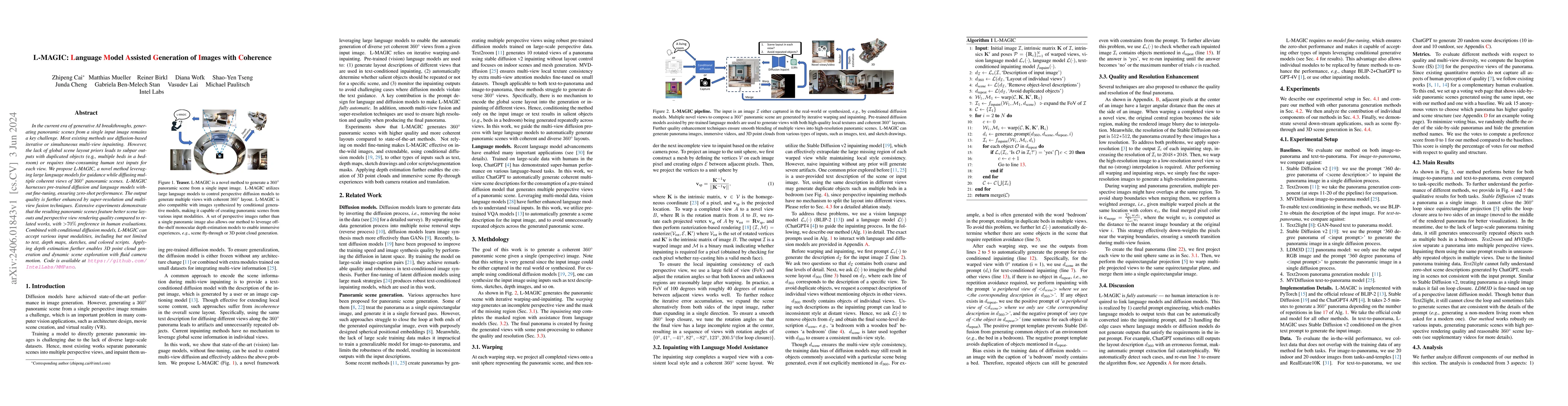 Thumbnail for L-MAGIC: Language Model Assisted Generation of Images with Coherence