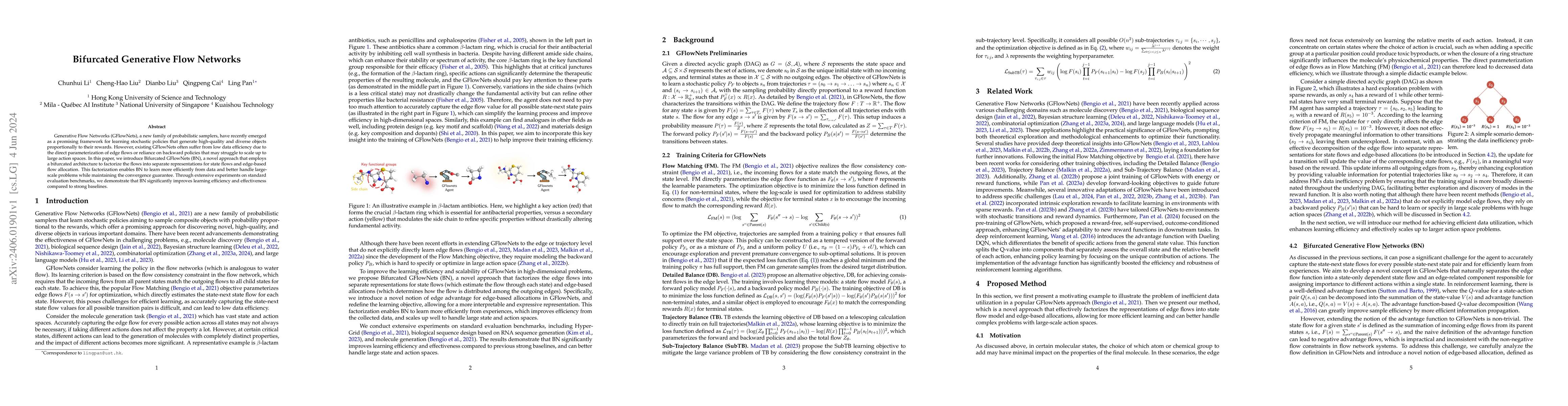 Thumbnail for Bifurcated Generative Flow Networks