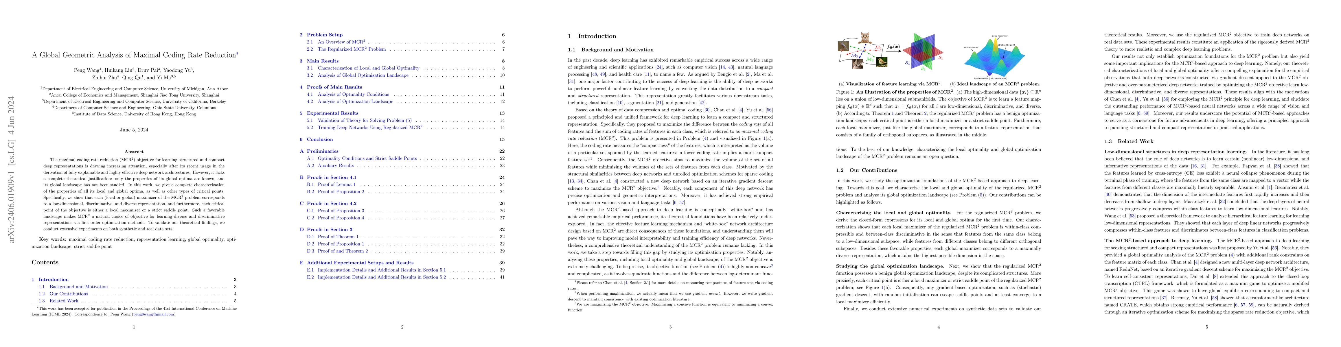 Thumbnail for A Global Geometric Analysis of Maximal Coding Rate Reduction