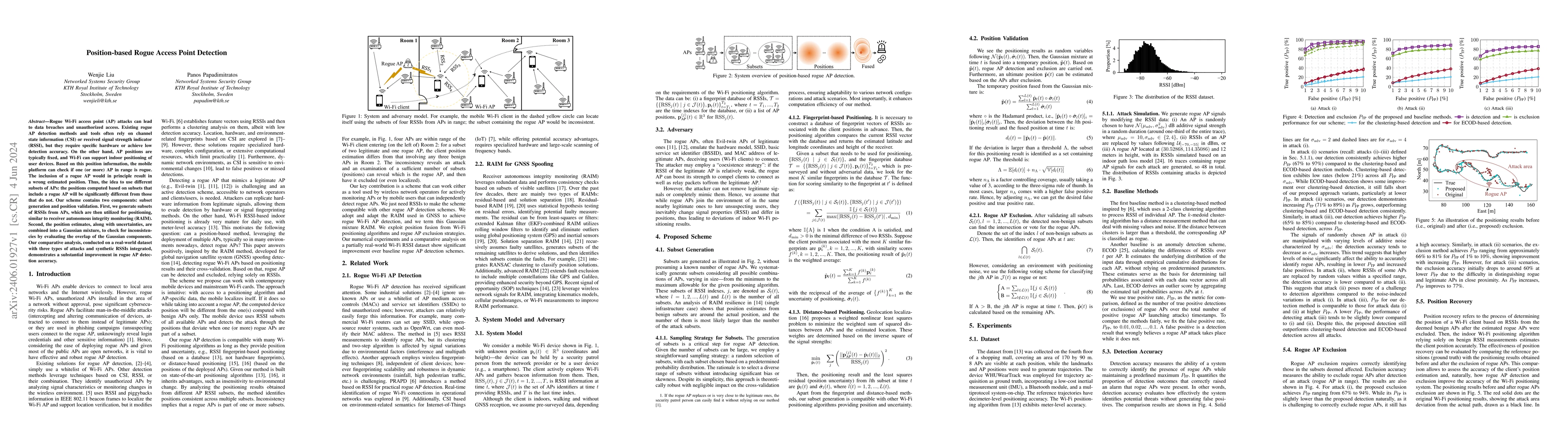 Thumbnail for Position-based Rogue Access Point Detection
