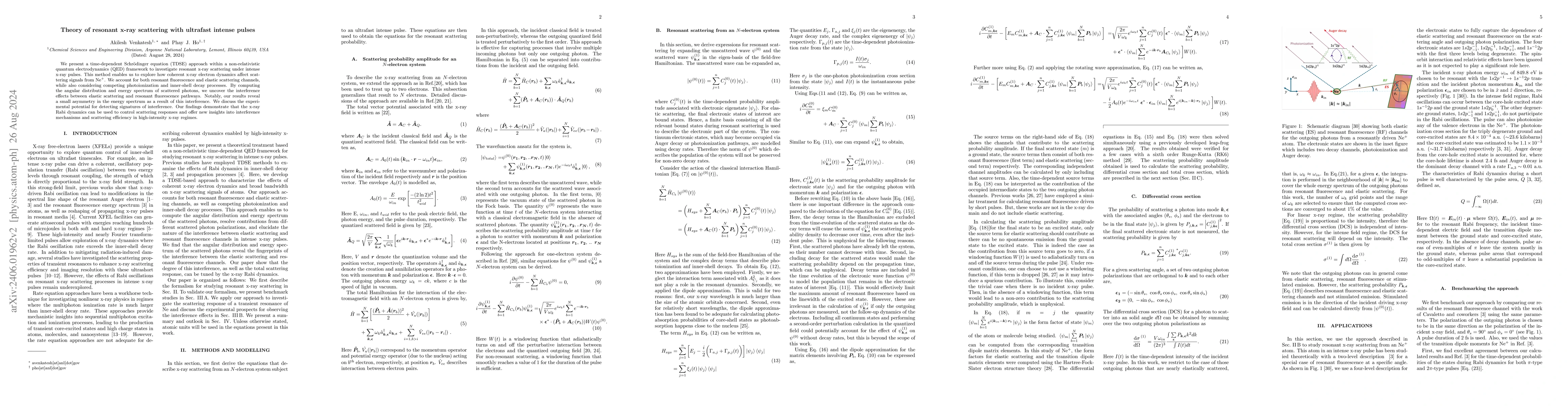 Thumbnail for Exploring coherent dynamics in resonant x-ray scattering of intense
  ultrafast pulses