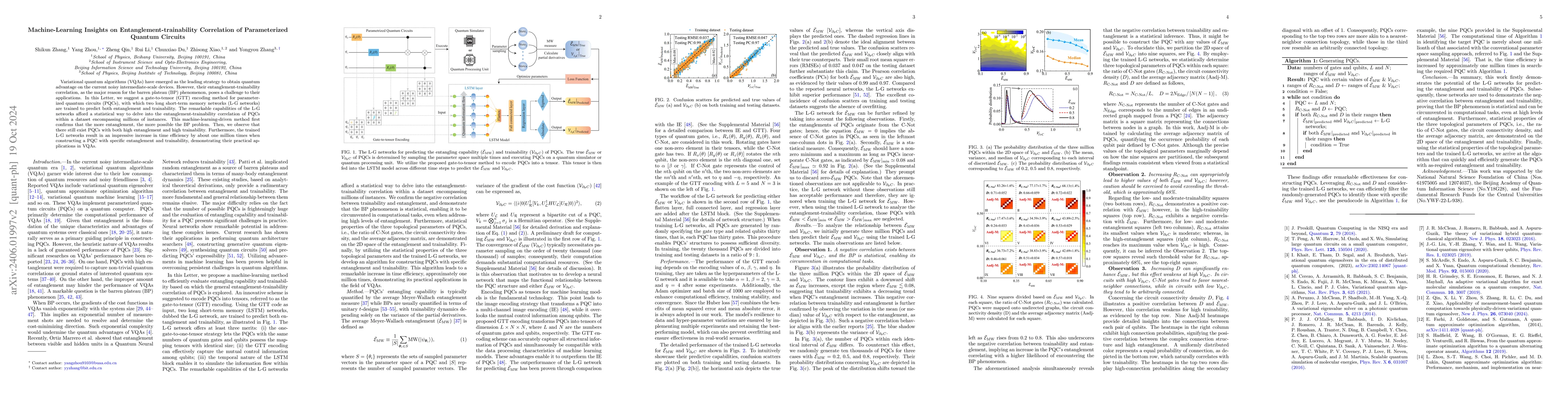 Thumbnail for Machine learning framework for predicting the entangling capability of
  parameterized quantum circuits
