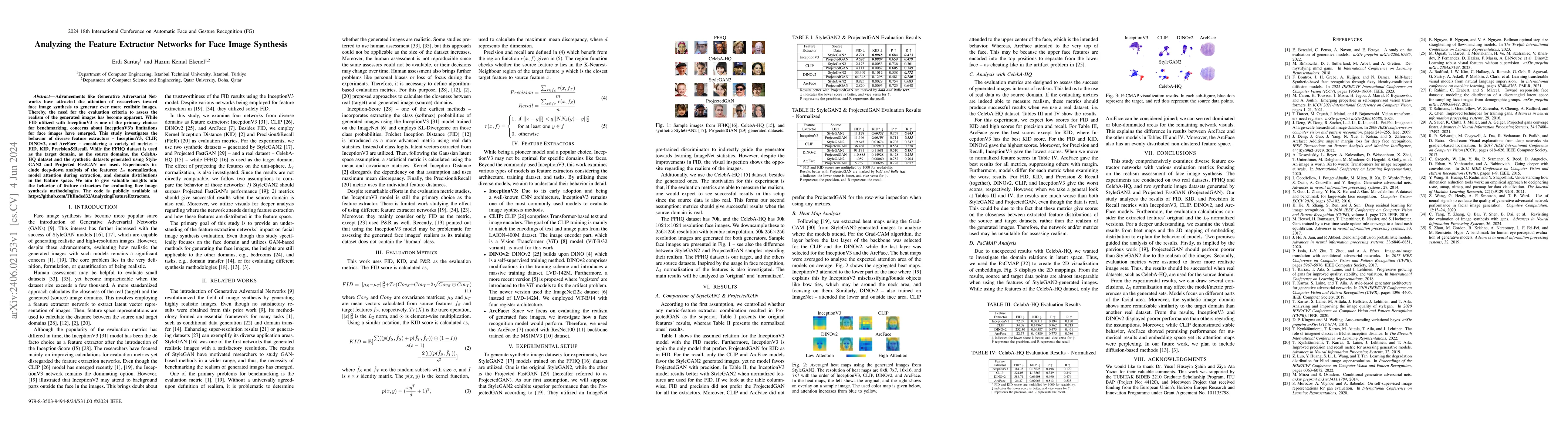 Thumbnail for Analyzing the Feature Extractor Networks for Face Image Synthesis