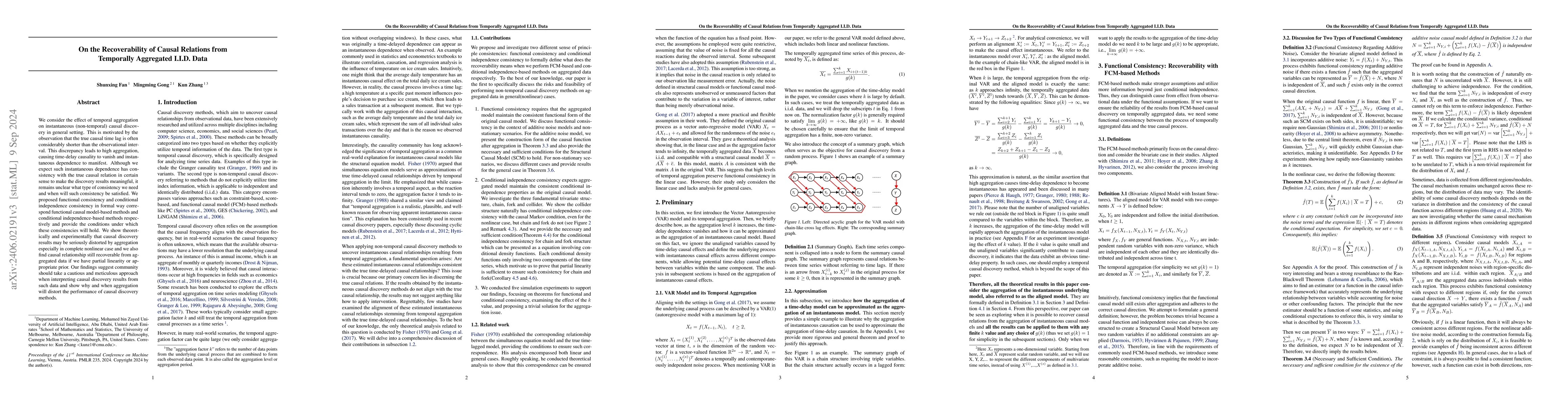 Thumbnail for On the Recoverability of Causal Relations from Temporally Aggregated
  I.I.D. Data