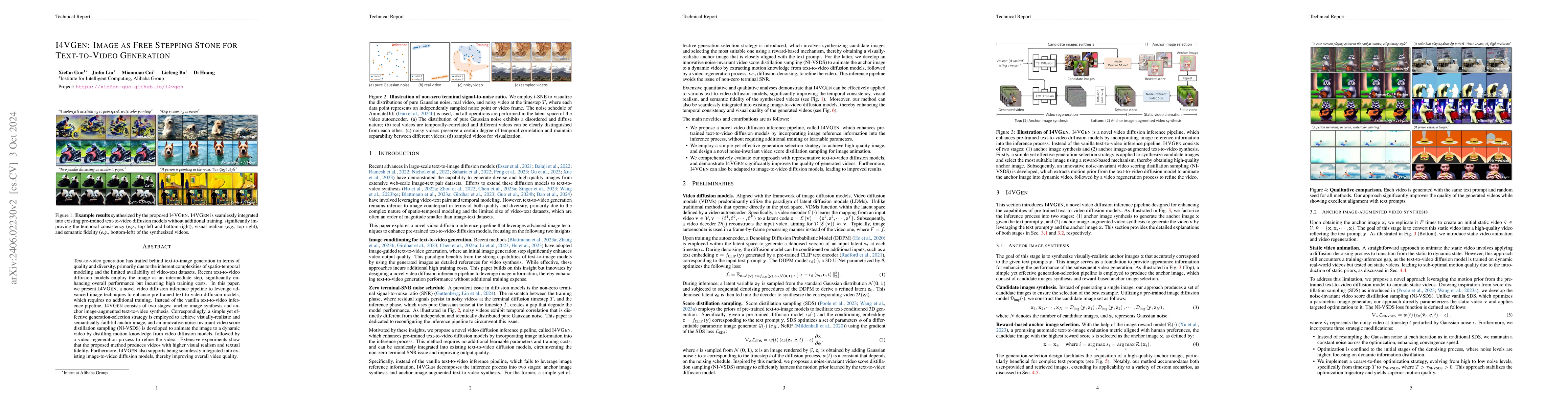 Thumbnail for I4VGen: Image as Stepping Stone for Text-to-Video Generation