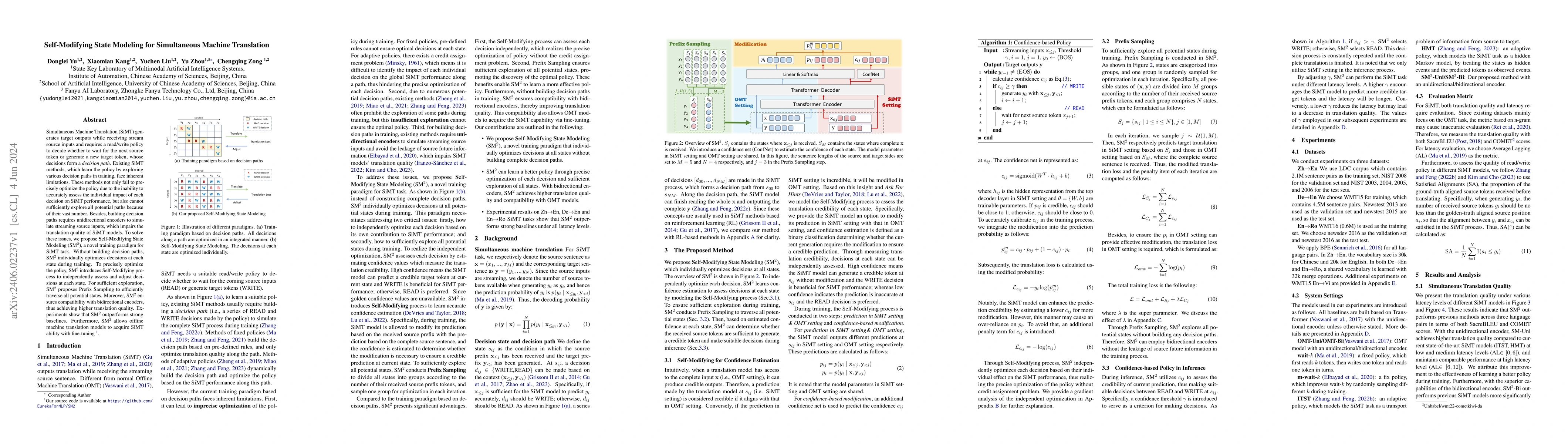 Thumbnail for Self-Modifying State Modeling for Simultaneous Machine Translation