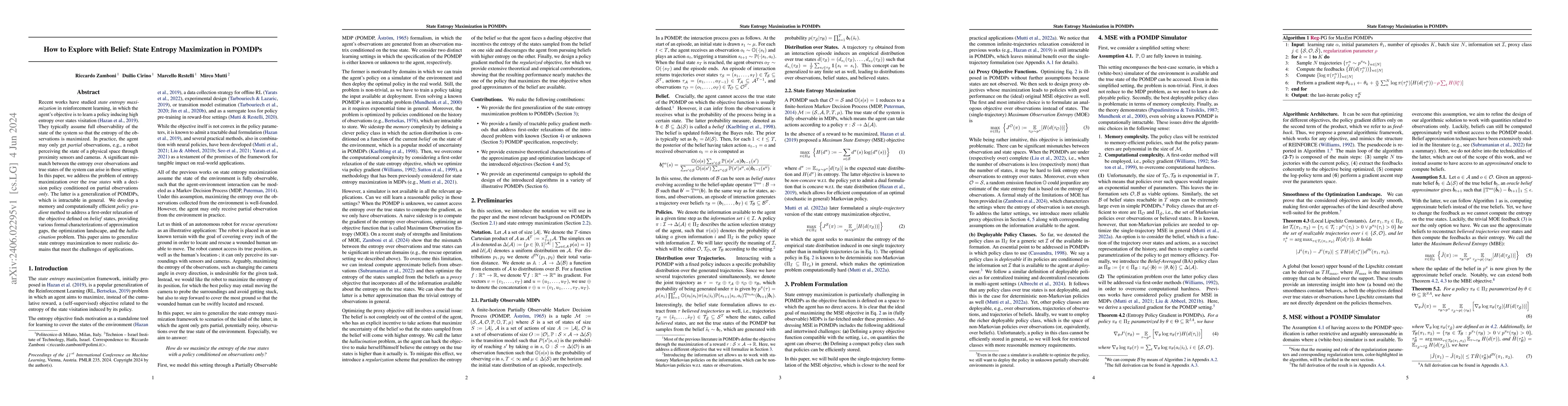 Thumbnail for How to Explore with Belief: State Entropy Maximization in POMDPs
