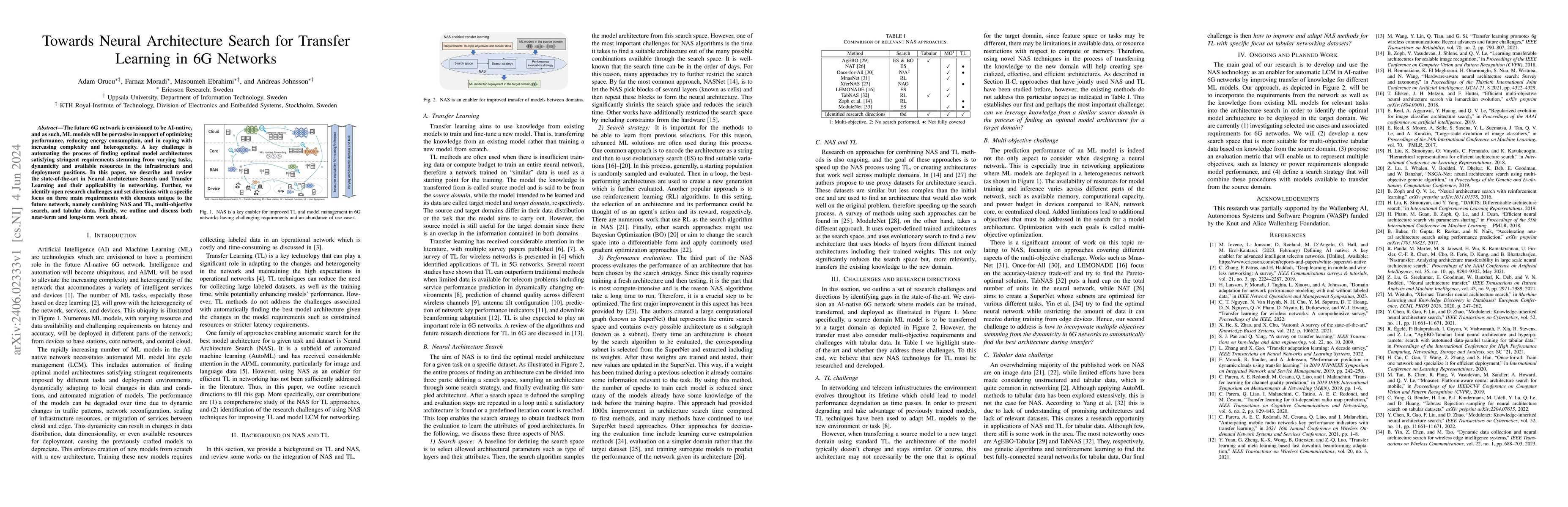 Thumbnail for Towards Neural Architecture Search for Transfer Learning in 6G Networks