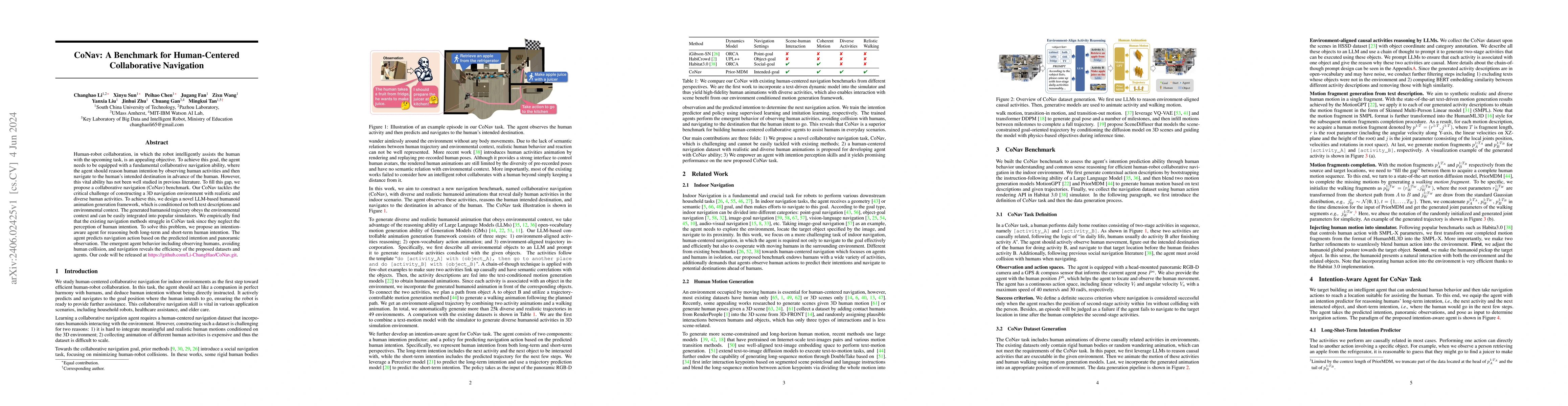 Thumbnail for CoNav: A Benchmark for Human-Centered Collaborative Navigation
