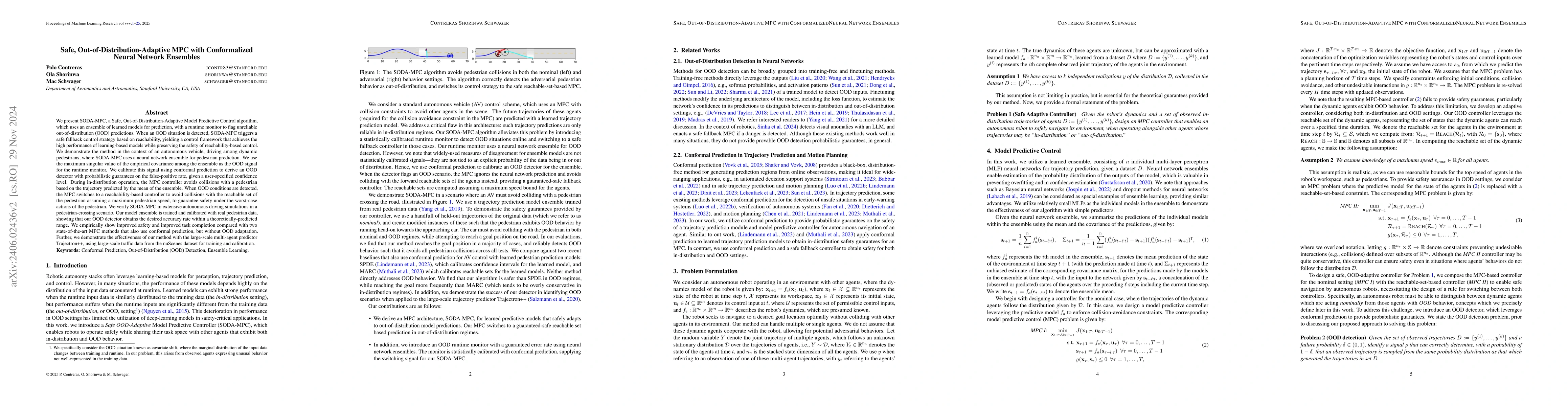 Thumbnail for Out-of-Distribution Runtime Adaptation with Conformalized Neural Network
  Ensembles