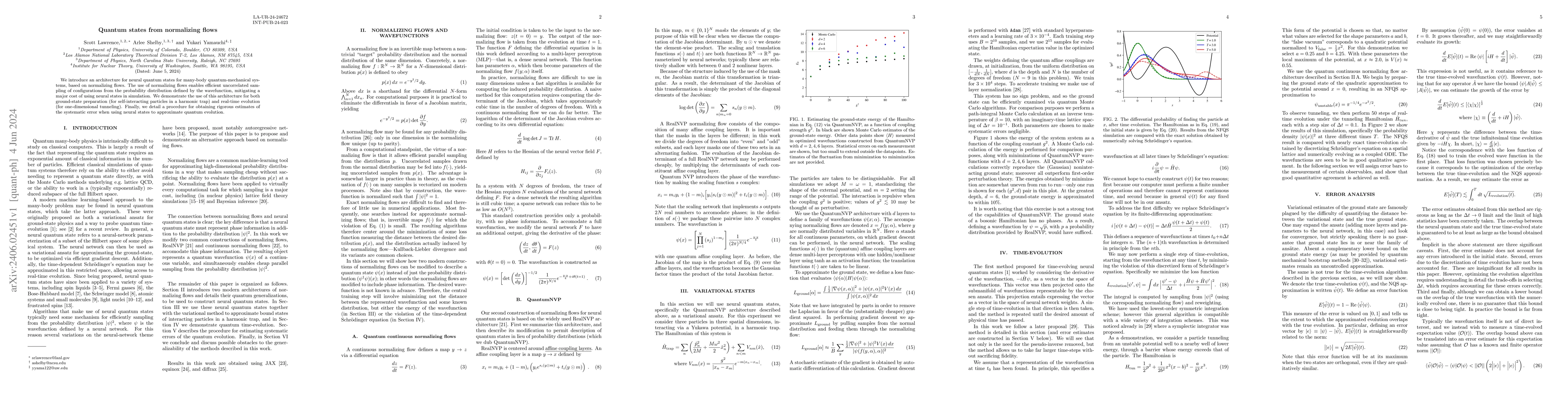 Thumbnail for Quantum states from normalizing flows