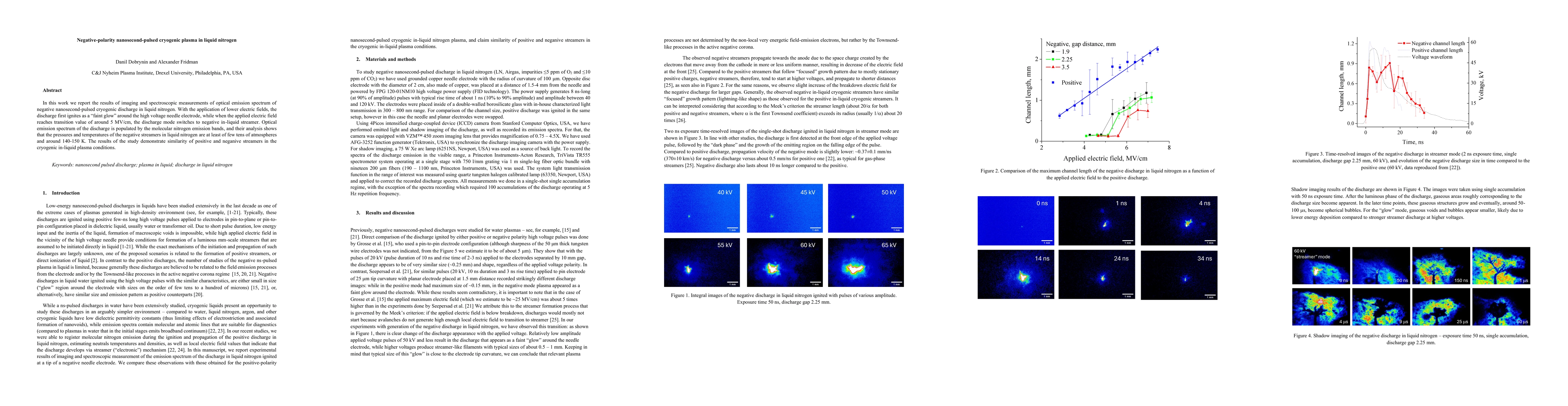 Thumbnail for Negative-polarity nanosecond-pulsed cryogenic plasma in liquid nitrogen