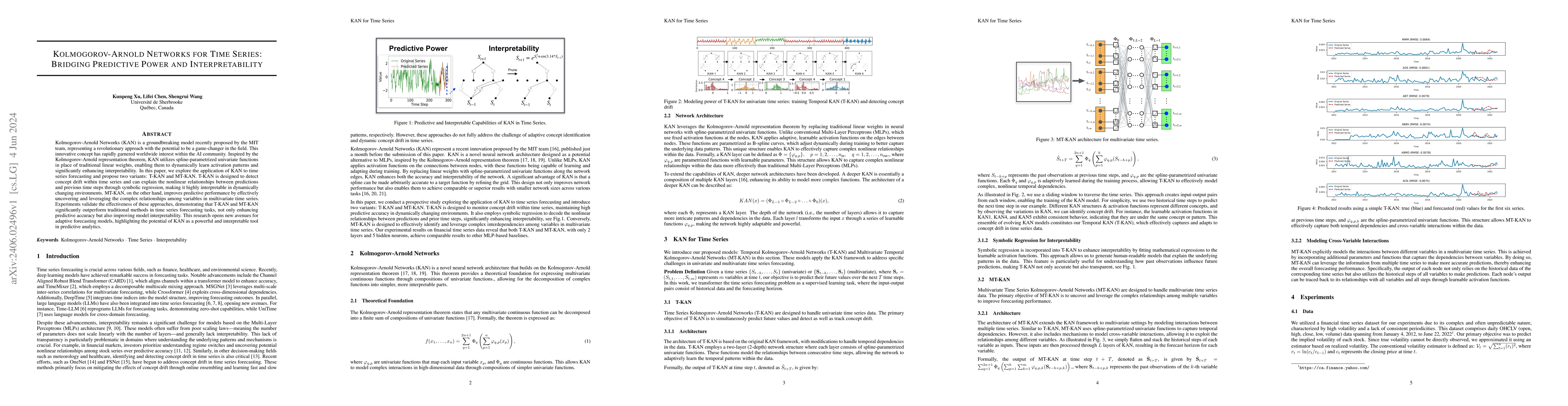 Thumbnail for Kolmogorov-Arnold Networks for Time Series: Bridging Predictive Power
  and Interpretability