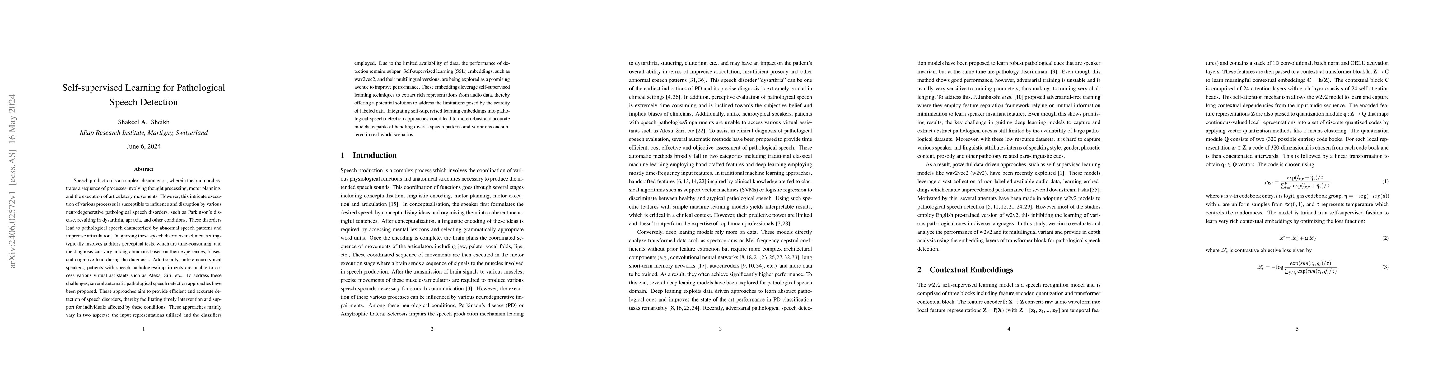 Thumbnail for Selfsupervised learning for pathological speech detection