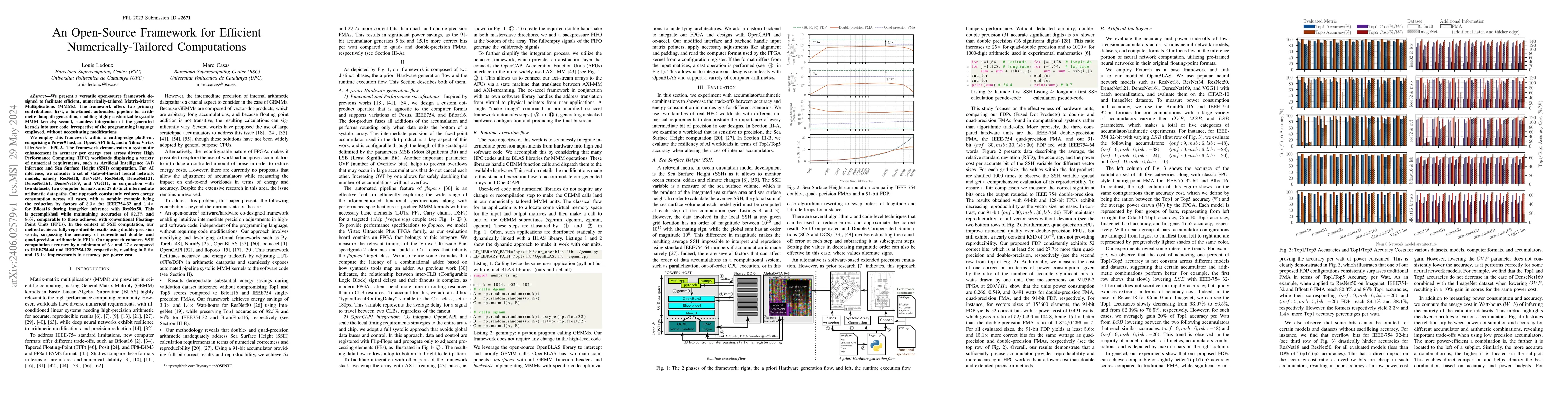 Thumbnail for An Open-Source Framework for Efficient Numerically-Tailored Computations