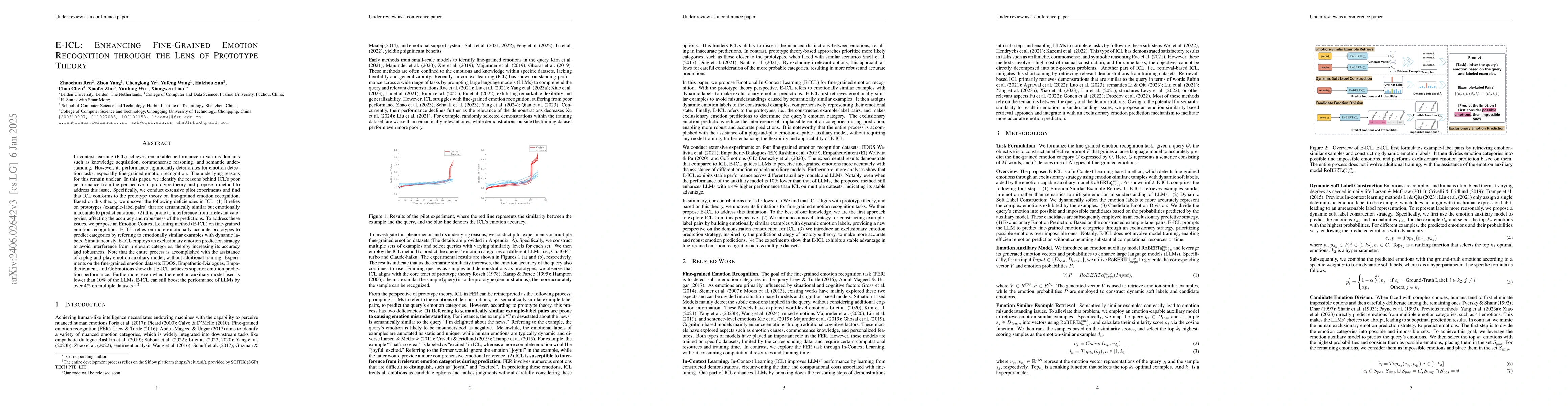 Thumbnail for E-ICL: Enhancing Fine-Grained Emotion Recognition through the Lens of
  Prototype Theory