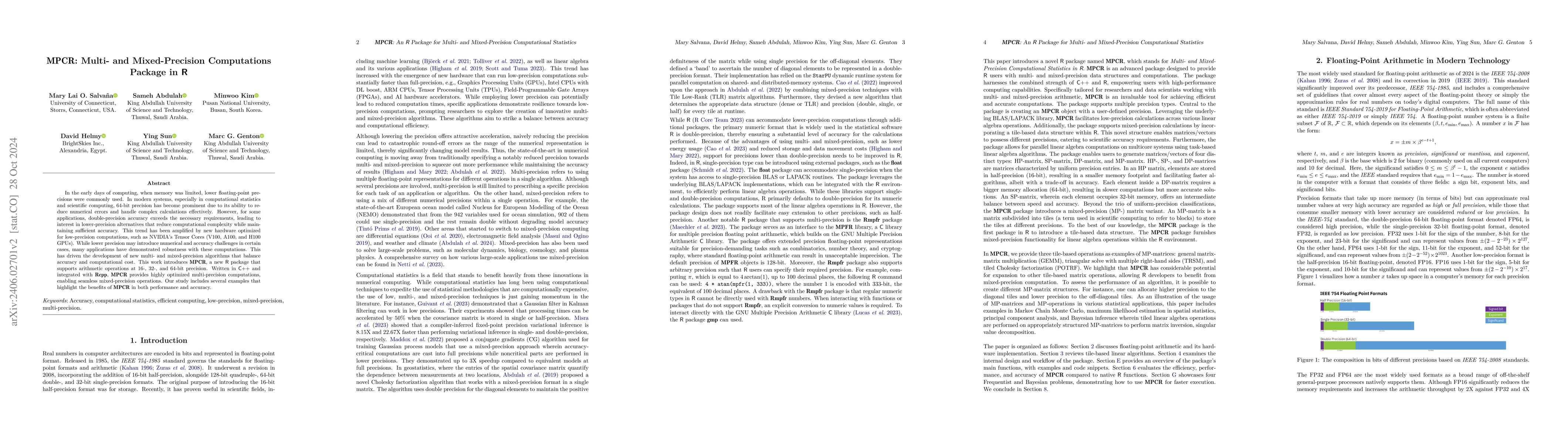 Thumbnail for MPCR: Multi- and Mixed-Precision Computations Package in R