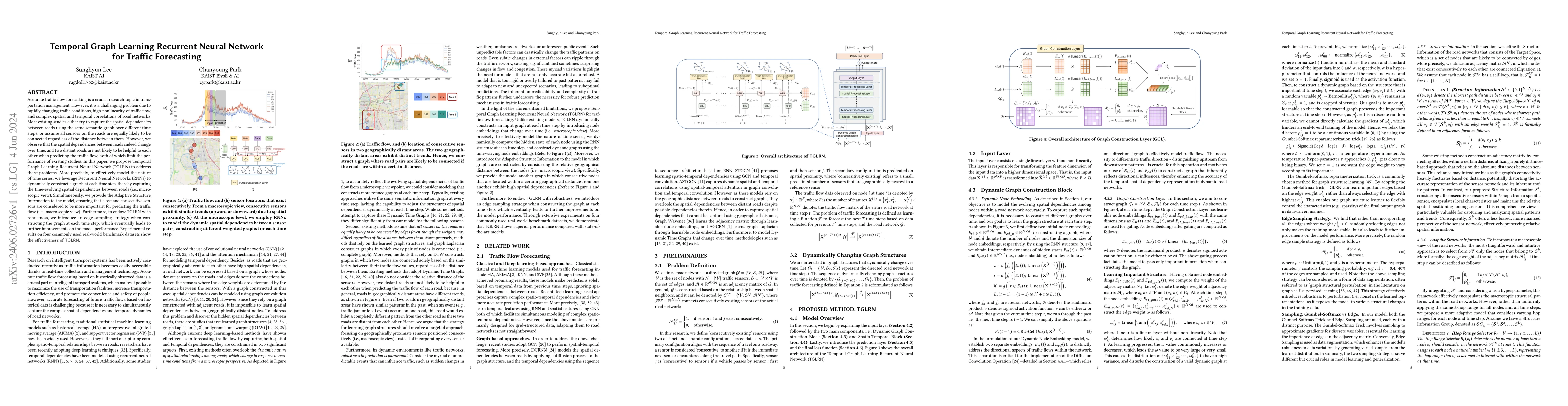 Thumbnail for Temporal Graph Learning Recurrent Neural Network for Traffic Forecasting