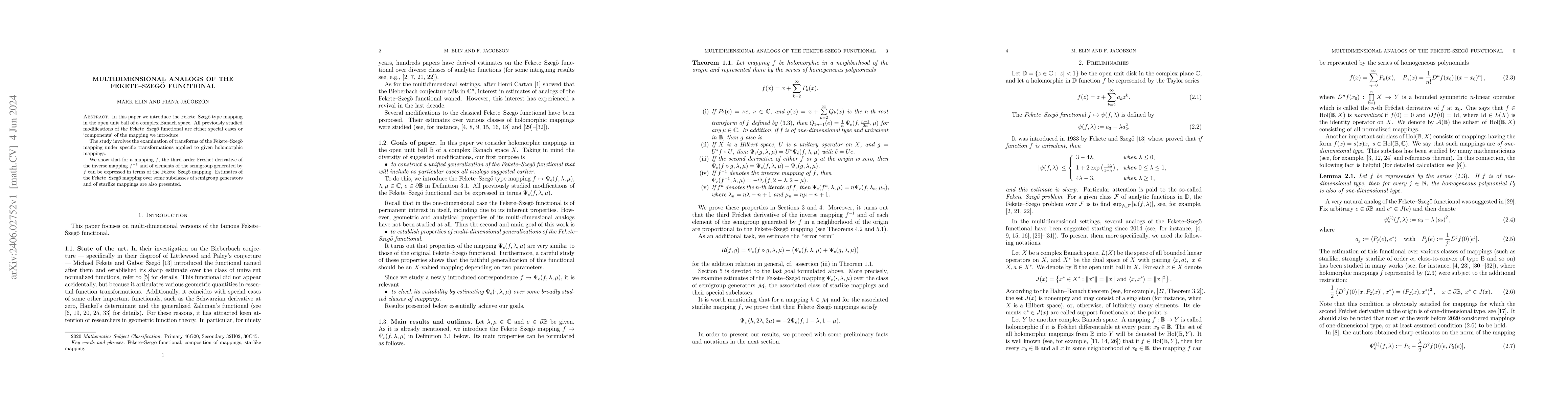 Thumbnail for Multidimensional analogs of the Fekete--Szeg\"{o} functional