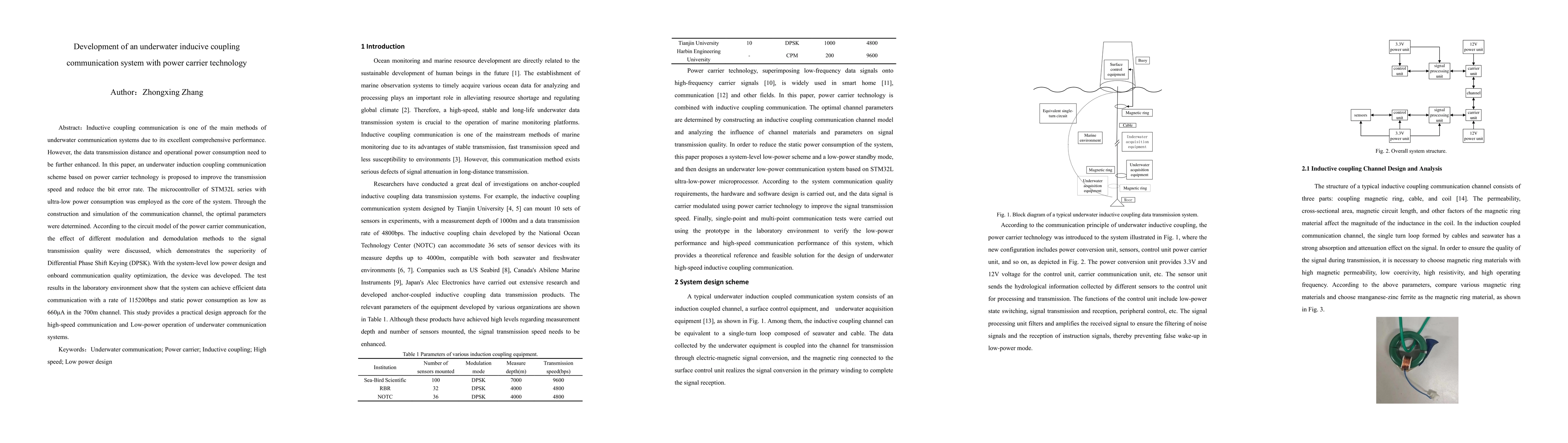 Thumbnail for Development of an underwater inductive coupling communication system
  with power carrier technology