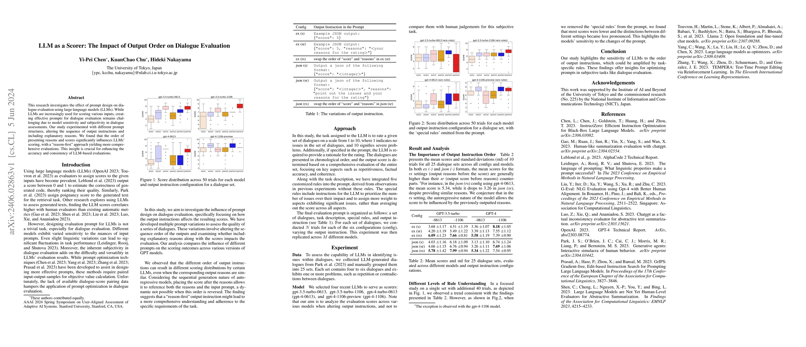 Thumbnail for LLM as a Scorer: The Impact of Output Order on Dialogue Evaluation