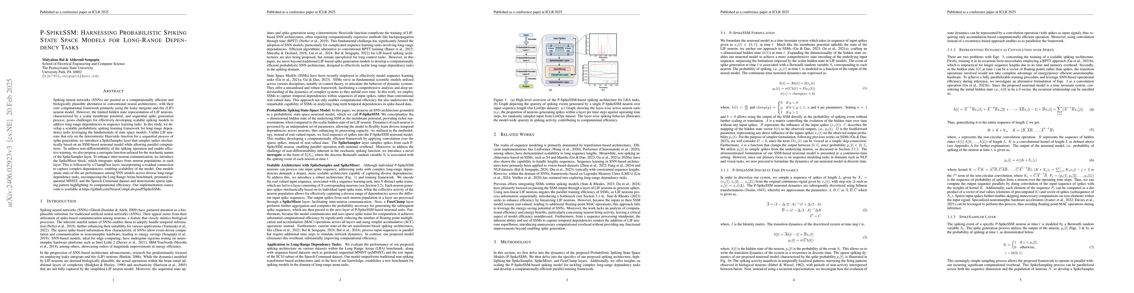 Thumbnail for Rethinking Spiking Neural Networks as State Space Models