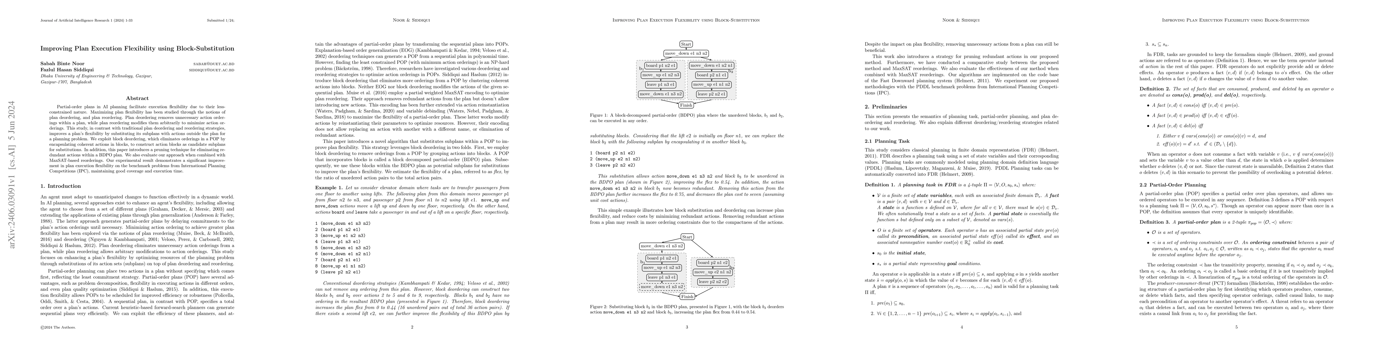 Thumbnail for Improving Plan Execution Flexibility using Block-Substitution