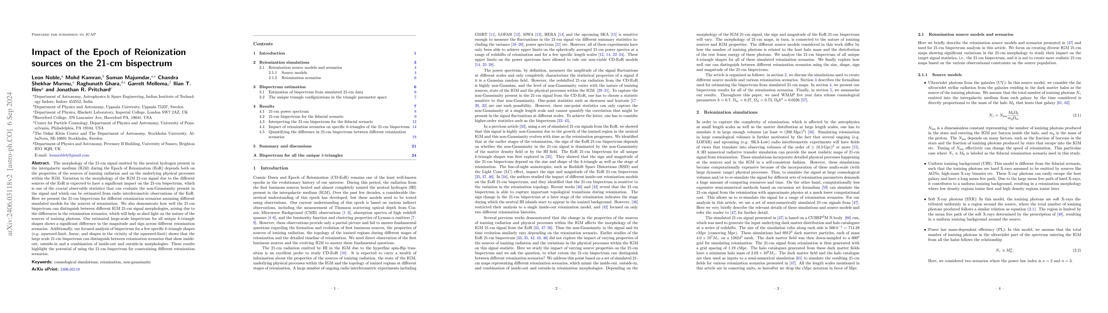 Thumbnail for Impact of the Epoch of Reionization sources on the 21-cm bispectrum