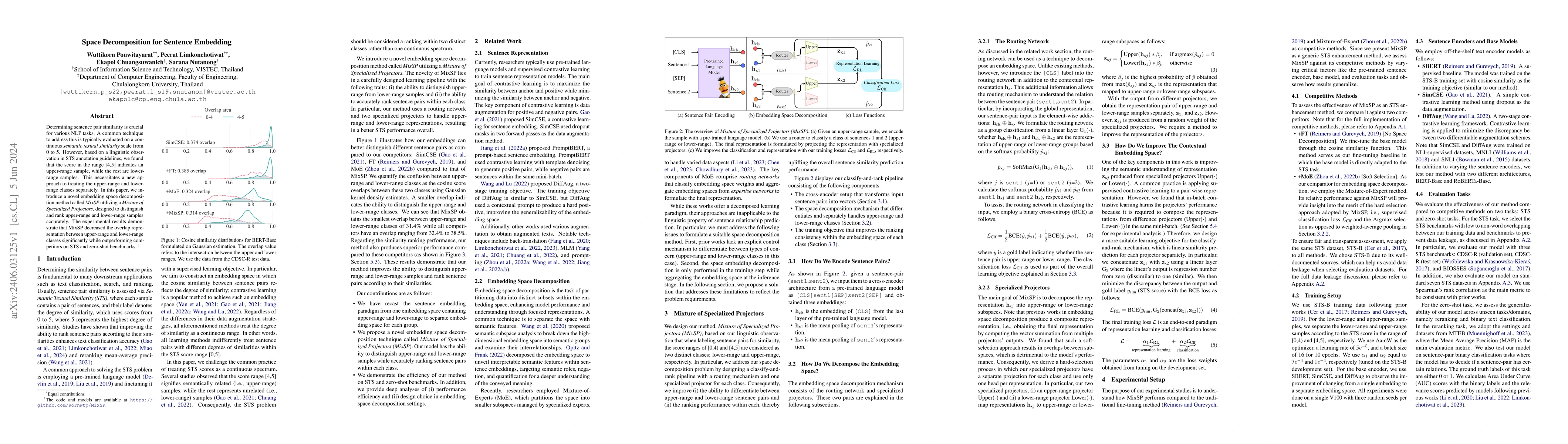 Thumbnail for Space Decomposition for Sentence Embedding