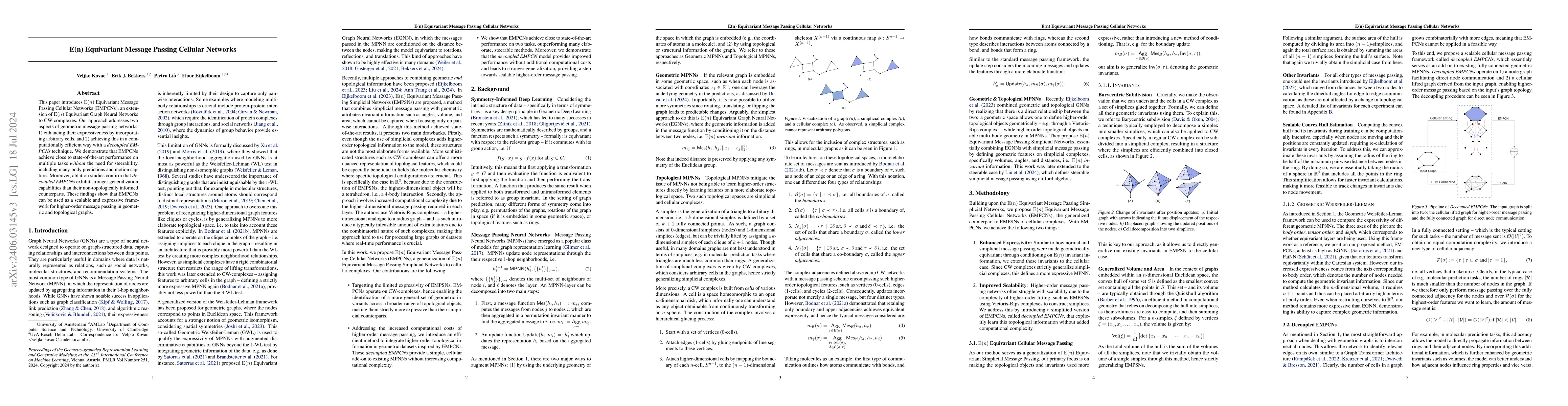 Thumbnail for E(n) Equivariant Message Passing Cellular Networks