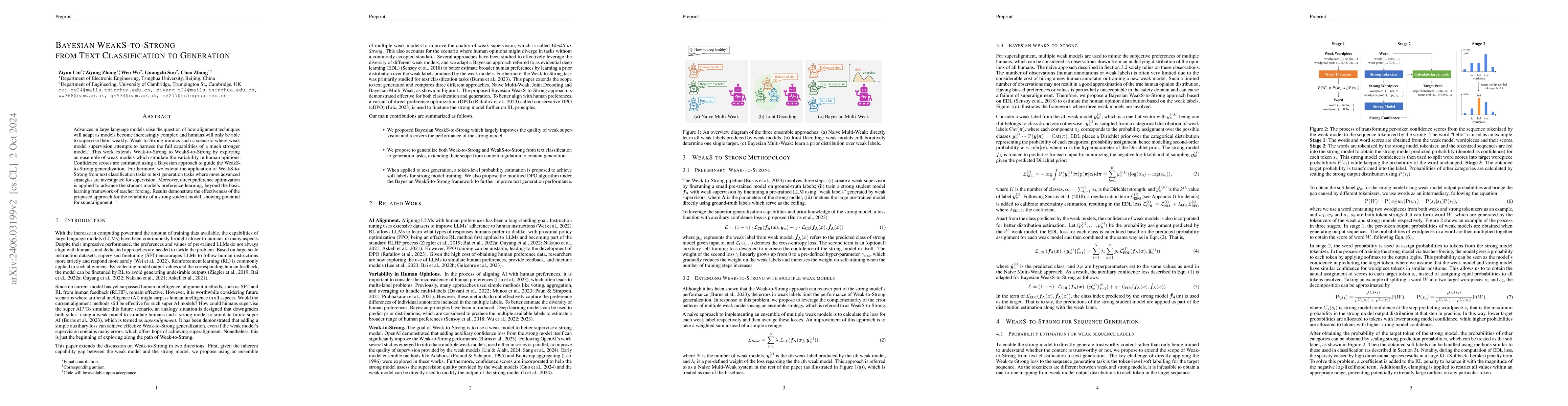 Thumbnail for Bayesian WeakS-to-Strong from Text Classification to Generation