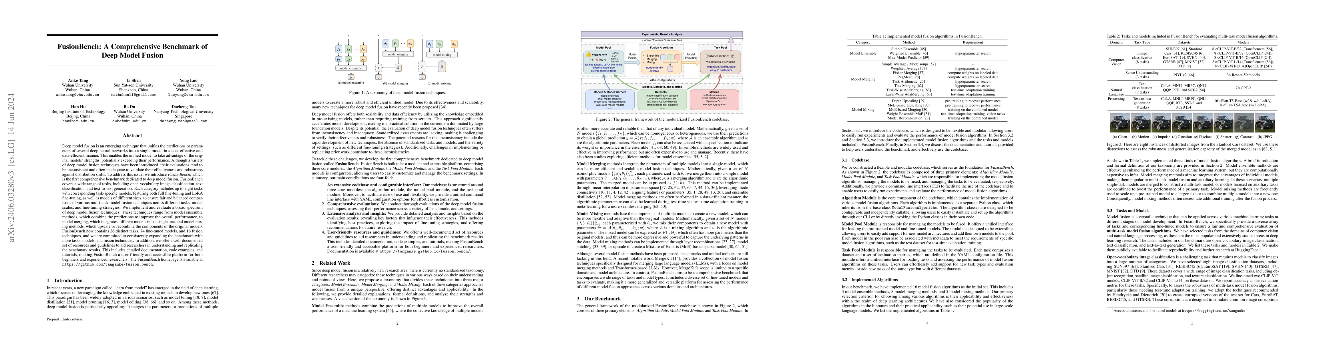 Thumbnail for FusionBench: A Comprehensive Benchmark of Deep Model Fusion