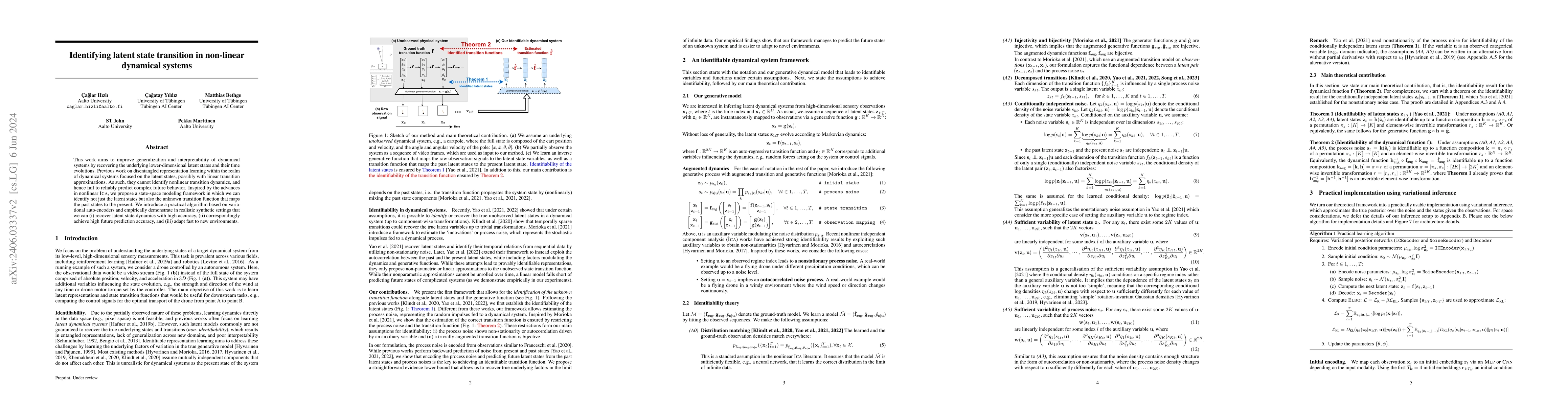 Thumbnail for Identifying latent state transition in non-linear dynamical systems