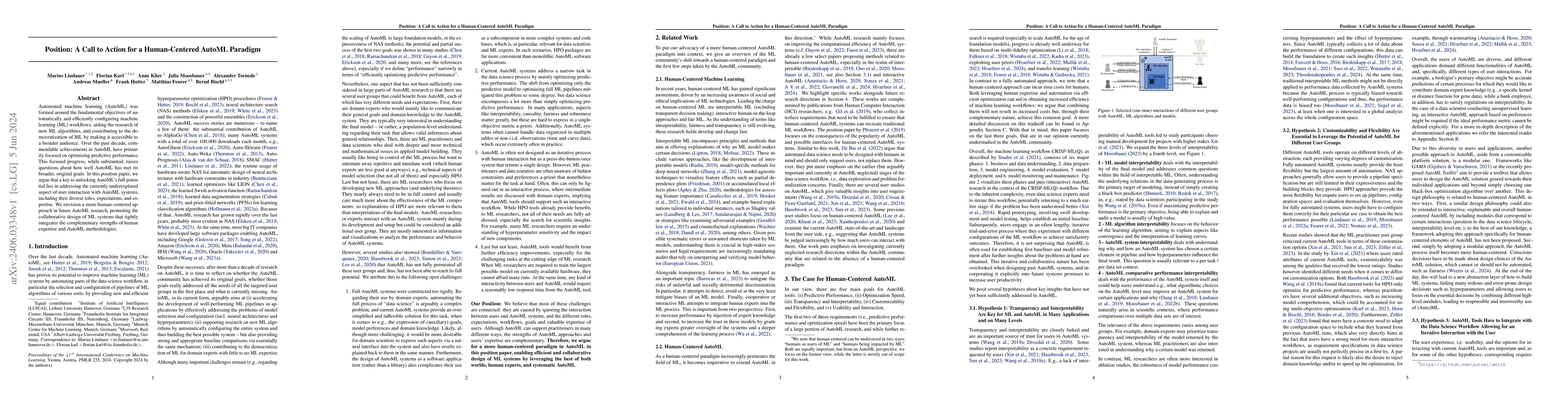 Thumbnail for Position: A Call to Action for a Human-Centered AutoML Paradigm