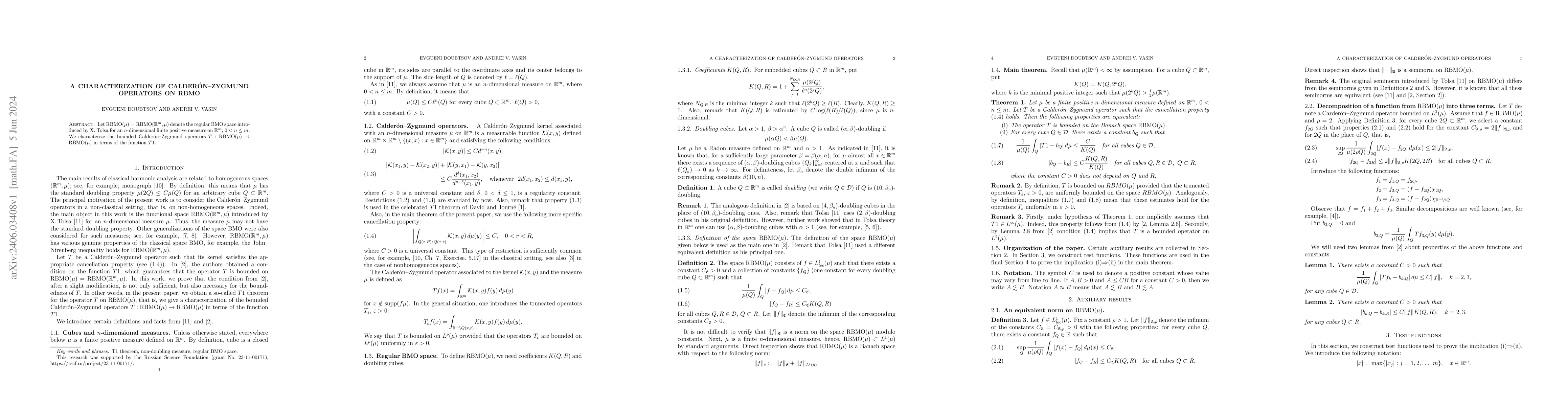 Thumbnail for A characterization of Calder\'on-Zygmund operators on RBMO